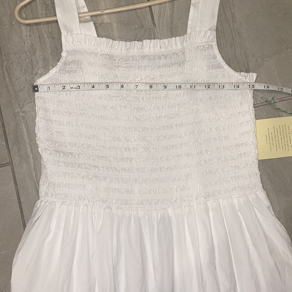 NWT Trovata Birds of Paradis Dolores midi white dress large - Picture 10 of 14